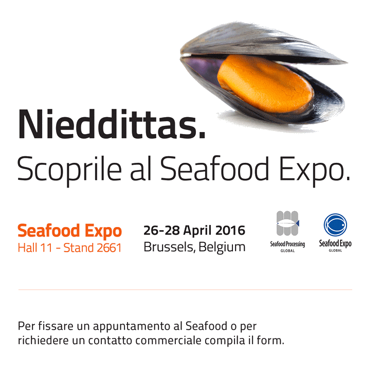 Nieddittas - Scoprile al Seafood Expo