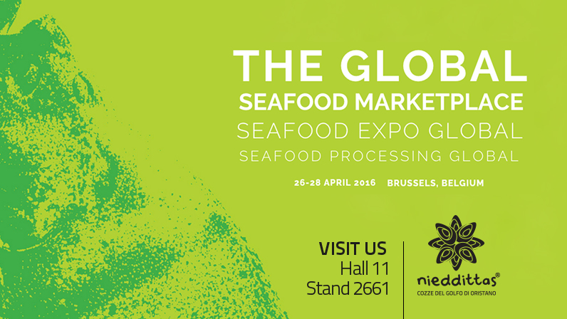 26-28 Aprile: Nieddittas torna al Seafood Expo, Brussels.