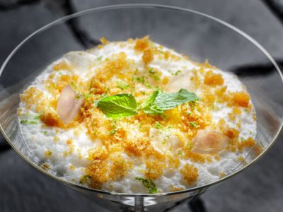 Margarita e bottarga Nieddittas: un dessert sorprendente.