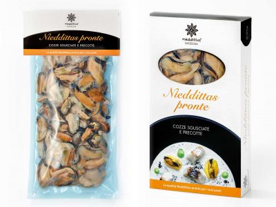 Nieddittas pronte Shelled and precooked mussels