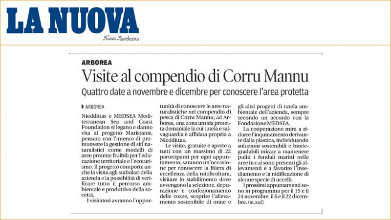 Visite al compendio di Corru Mannu