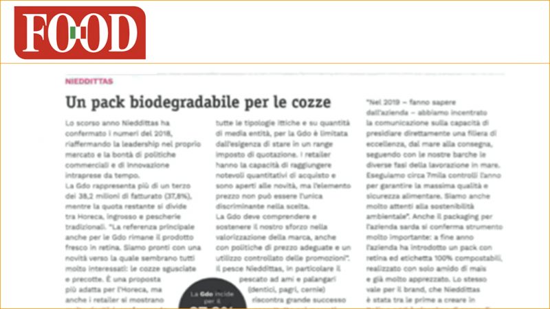 Un pack biodegradabile per le cozze