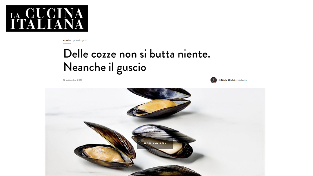 Delle cozze non si butta niente. Neanche il guscio