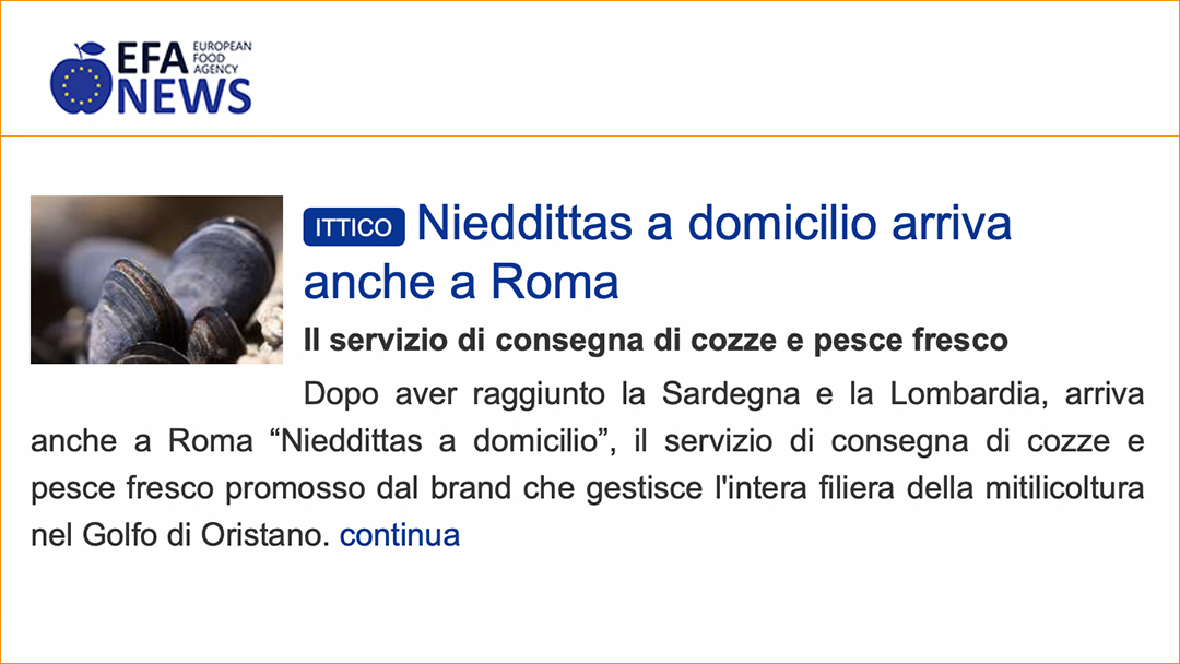 Nieddittas a domicilio arriva anche a Roma