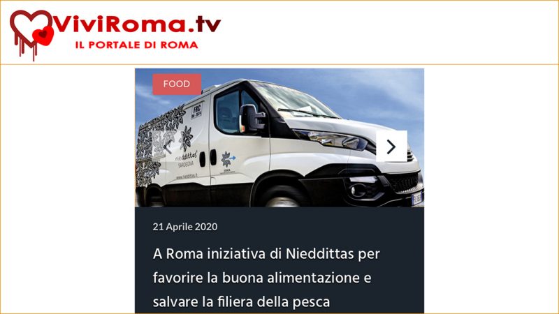 A Roma iniziativa di Nieddittas per favorire la buona alimentazione e salvare la filiera della pesca