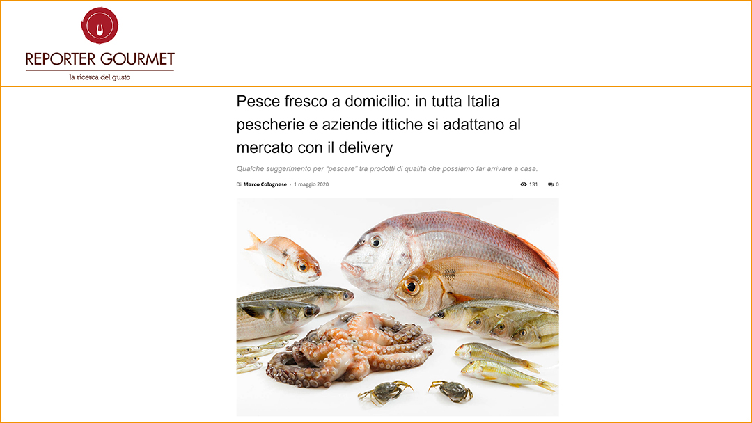 Pesce fresco a domicilio: in tutta Italia pescherie e aziende ittiche si adattano al mercato con il delivery