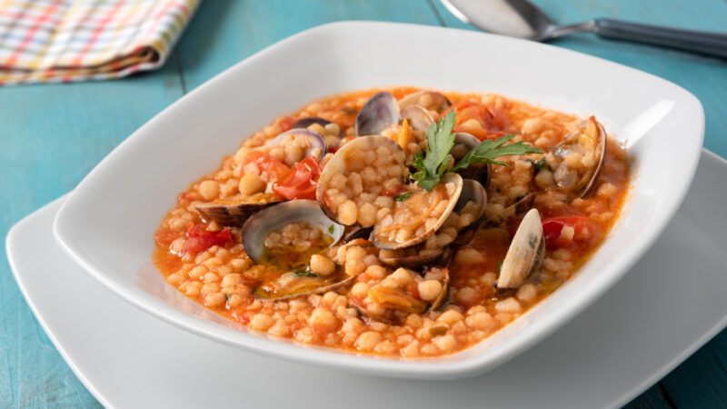 Ricetta fregola ai frutti di mare