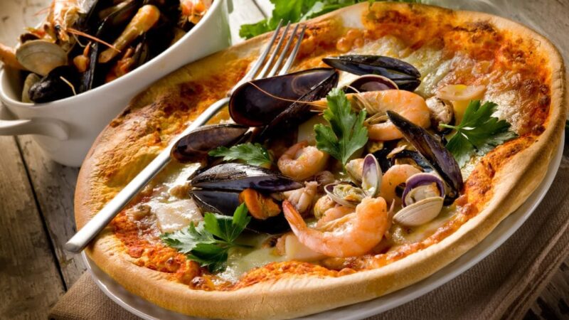 Ricetta pizza ai frutti di mare