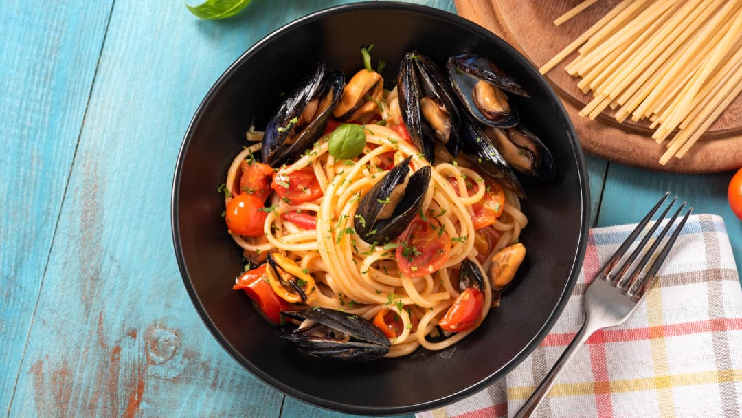 Ricetta cozze e fiori di zucca