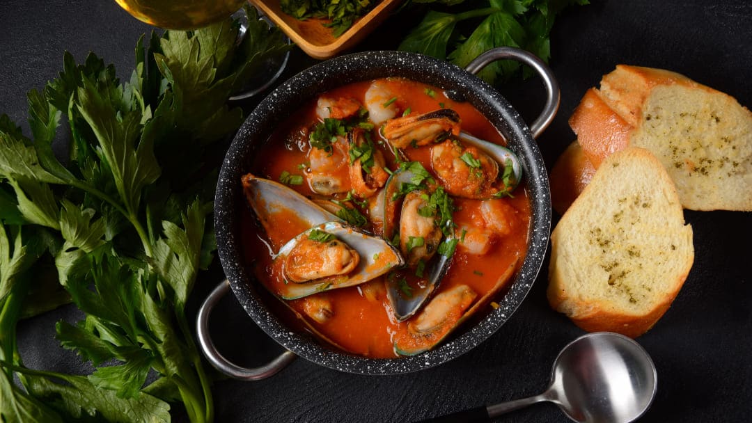 Ricetta zuppa di frutti di mare