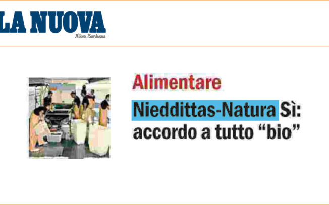 Nieddittas-NaturaSì: accordo a tutto “bio”