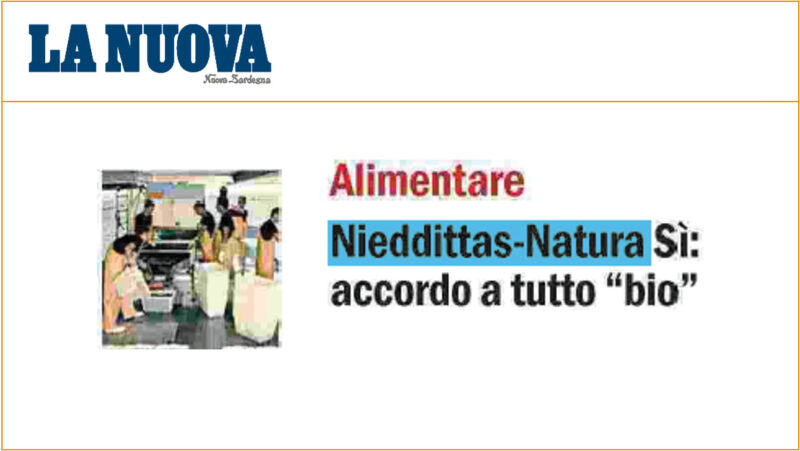 Nieddittas-NaturaSì: accordo a tutto “bio”