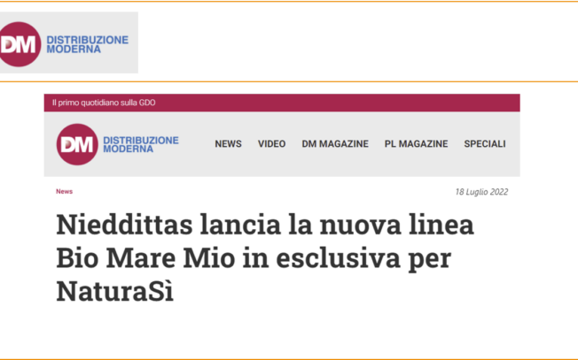 Nieddittas lancia la nuova linea Bio Mare Mio in esclusiva per NaturaSì