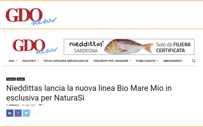 Nieddittas lancia la nuova linea Bio Mare Mio in esclusiva per NaturaSì