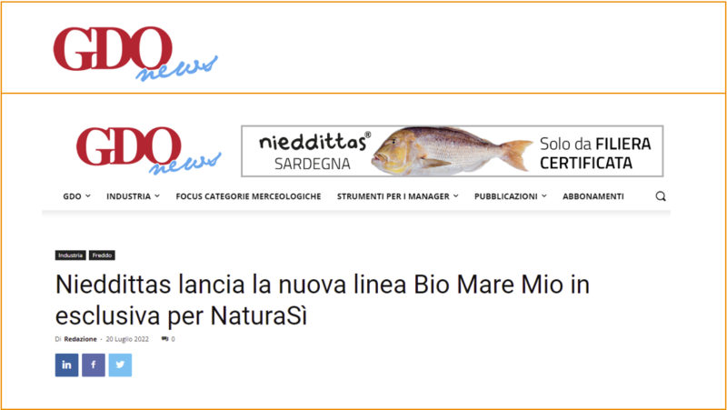 Nieddittas lancia la nuova linea Bio Mare Mio in esclusiva per NaturaSì