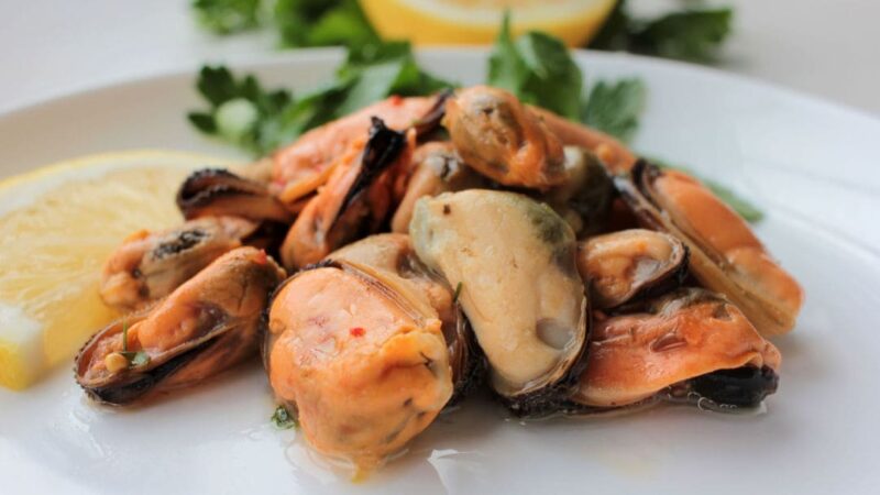 3 antipasti con cozze sgusciate