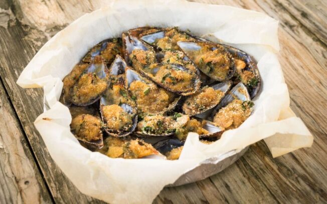 Cozze gratinate ricetta siciliana