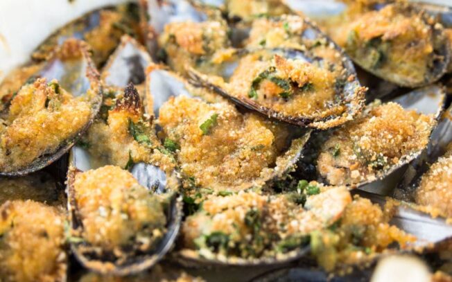 Cozze gratinate ricetta sarda