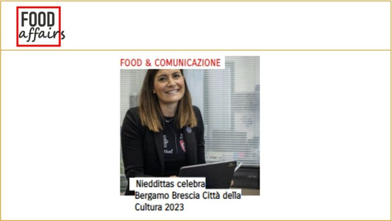 Nieddittas celebra Bergamo Brescia Città della Cultura 2023