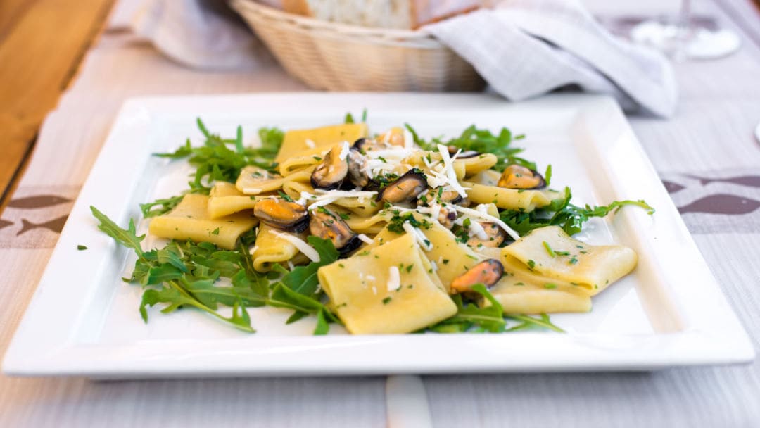 Paccheri patate e cozze