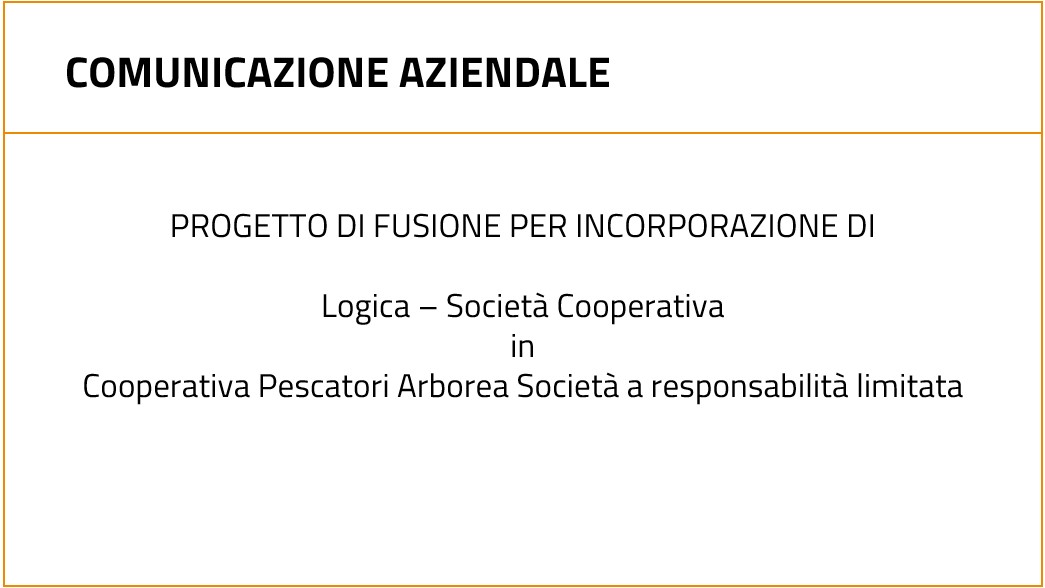 Progetto di fusione per incorporazione