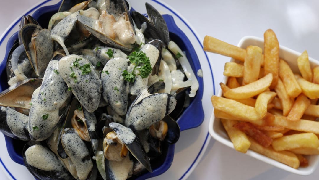 Cozze al gorgonzola