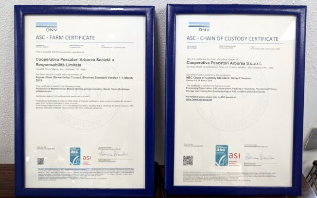 Dal 7 al 9 febbraio audit di sorveglianza per la Certificazione ASC a cura DNV.