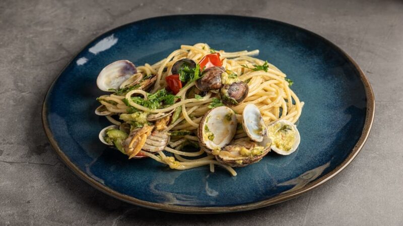 Pasta, vongole e zucchine