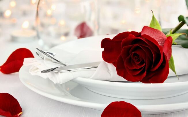 Menu per San Valentino a base di pesce