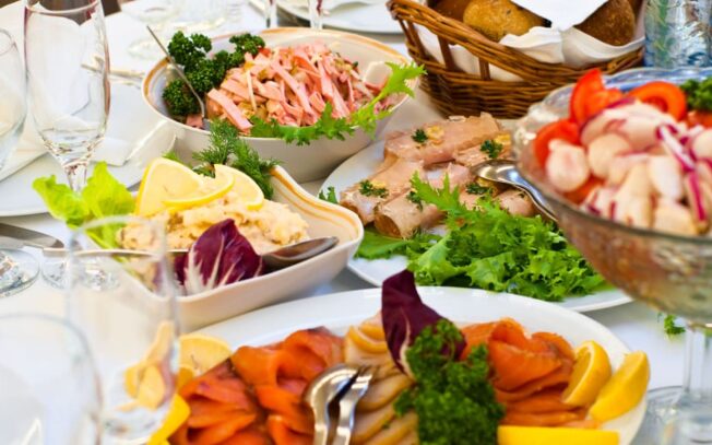 Menu di Pasqua a base di pesce