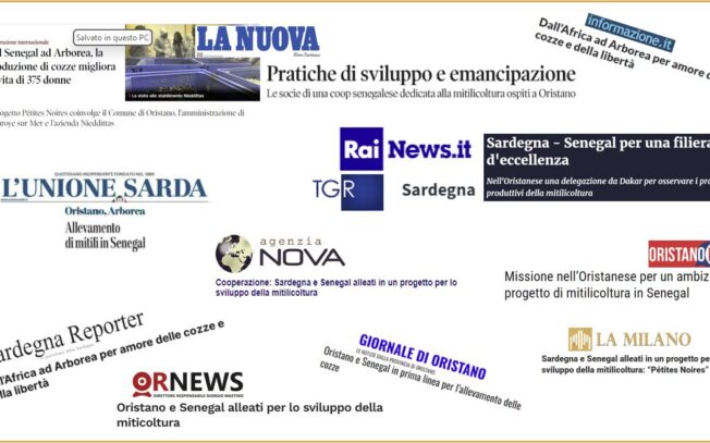Dall’Africa ad Arborea per amore delle cozze e della libertà: la visita agli stabilimenti Nieddittas, fra i partner del progetto di cooperazione internazionale “Pétites Noires”