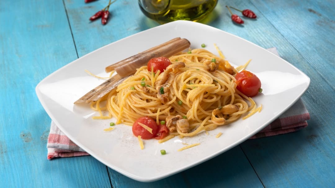 Pasta ai cannolicchi di mare