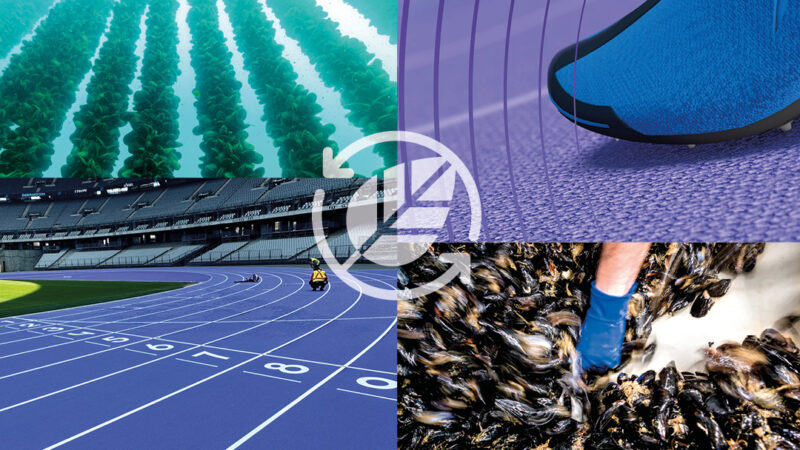 Piste di atletica dai gusci di cozze