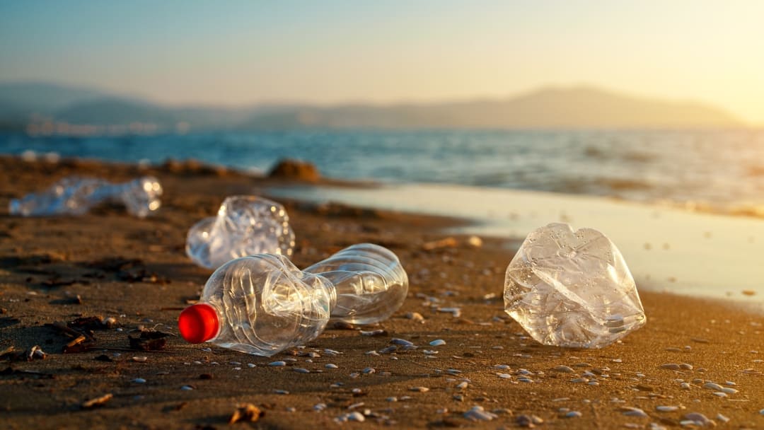 Quanto impiega una bottiglia di plastica a degradarsi in mare?