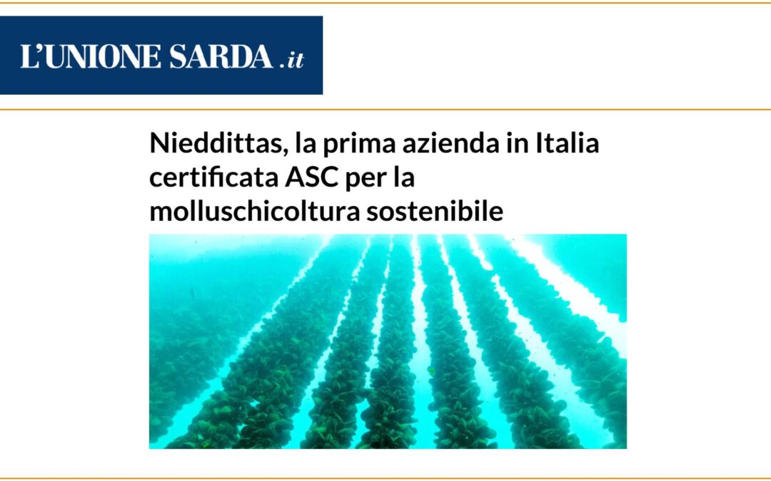 Nieddittas, la prima azienda in Italia certificata ASC per la molluschicoltura sostenibile