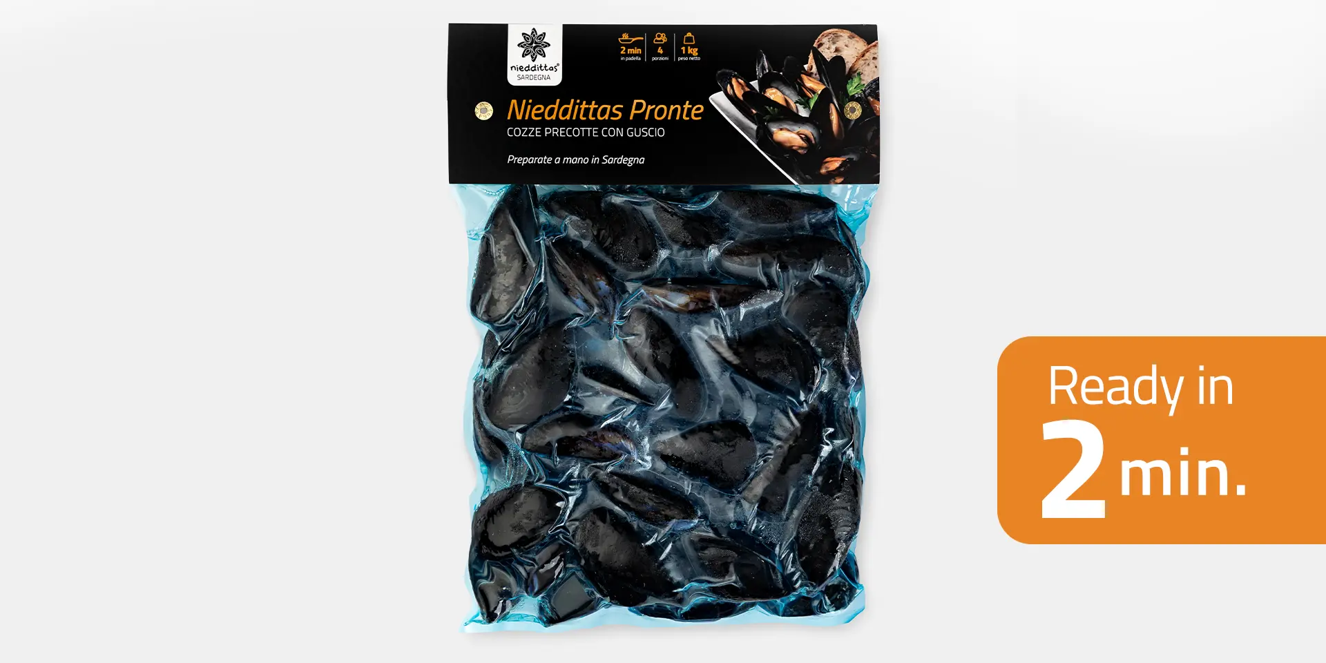 Nieddittas Pronte con guscio
