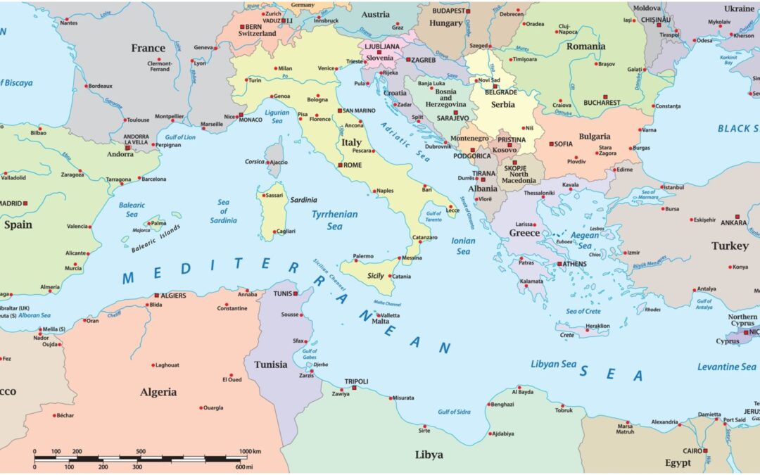 Perché il Mar Mediterraneo è un mare chiuso?